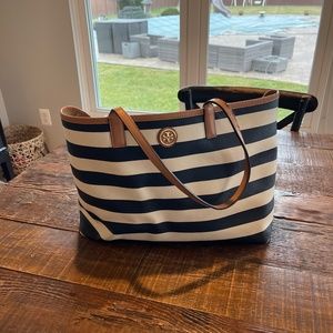Tory Burch striped tote